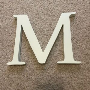 White Decorative Letter
